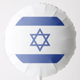 State of Israel Flag, Star of David Judaism Jewish Balloon