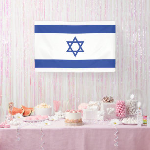 State of Israel Flag, Star of David Judaism Jewish Banner