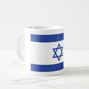 State of Israel Flag, Star of David Judaism Jewish Coffee Mug