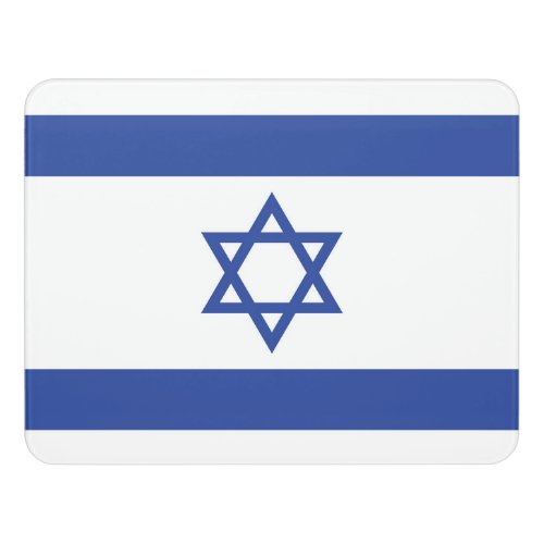 State of Israel Flag Star of David Judaism Jewish Door Sign