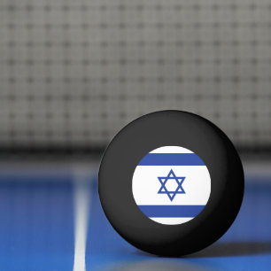 State of Israel Flag, Star of David Judaism Jewish Ping Pong Ball