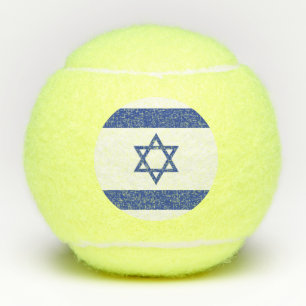 State of Israel Flag, Star of David Judaism Jewish Tennis Balls