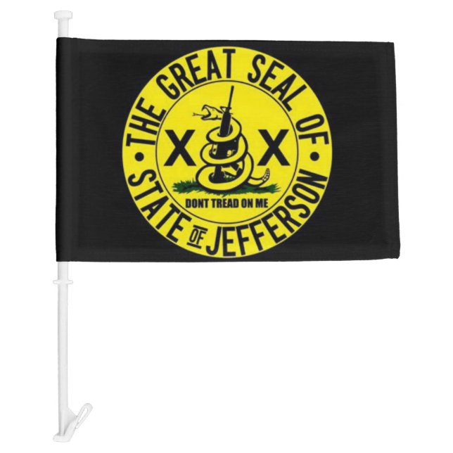 State of Jefferson Car Flag (Front)
