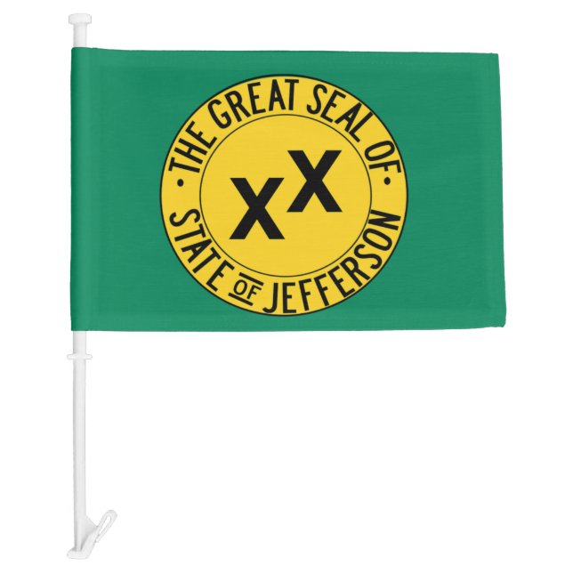 State of Jefferson Car Flag (Front)