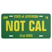 State of Jefferson Personalized License Plate | Zazzle