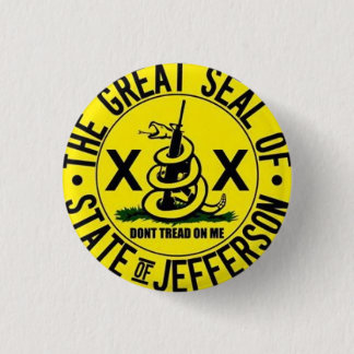 State of Jefferson Pinback Button