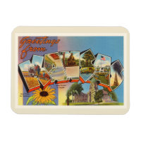 State of Kansas KS Old Vintage Travel Souvenir