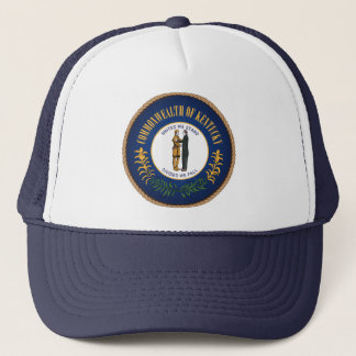 State of Kentucky Flag Seal Trucker Hat