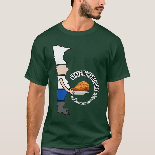 State of Kentucky on the menu since 1792 T-Shirt (Front)