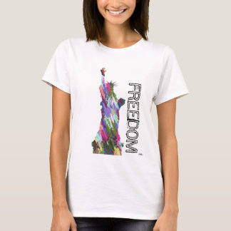 State of liberty and freedom tee
