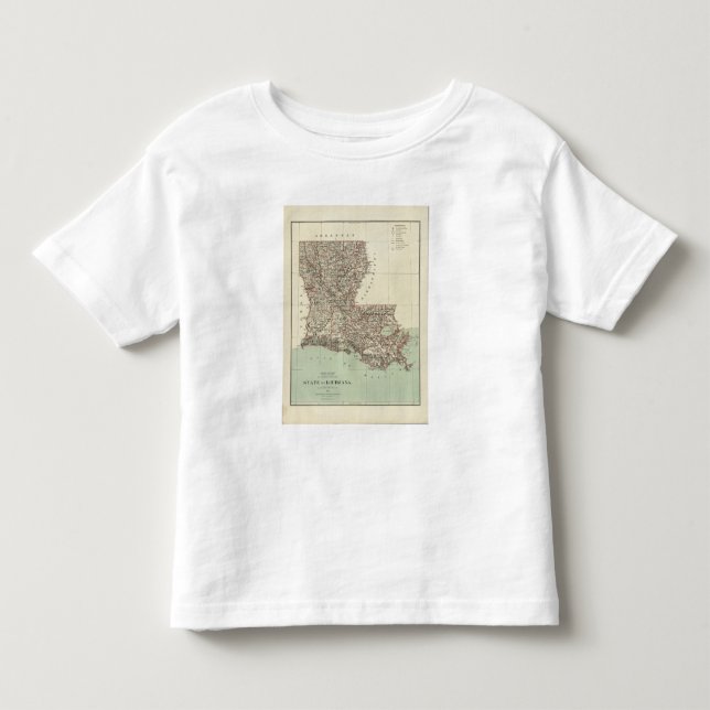 State of Louisiana Toddler T-shirt (Front)