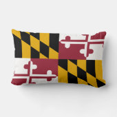 State of Maryland Flag Red Yellow Black White Lumbar Pillow | Zazzle