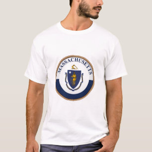 State of massachusetts Flag Seal T-Shirt