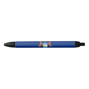 State of Michigan Flag Pen