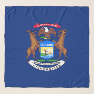 State of Michigan Flag Scarf