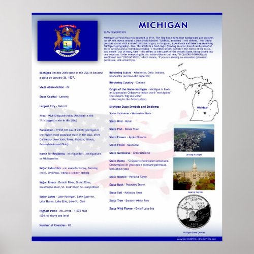 State of MichiganMI Posters