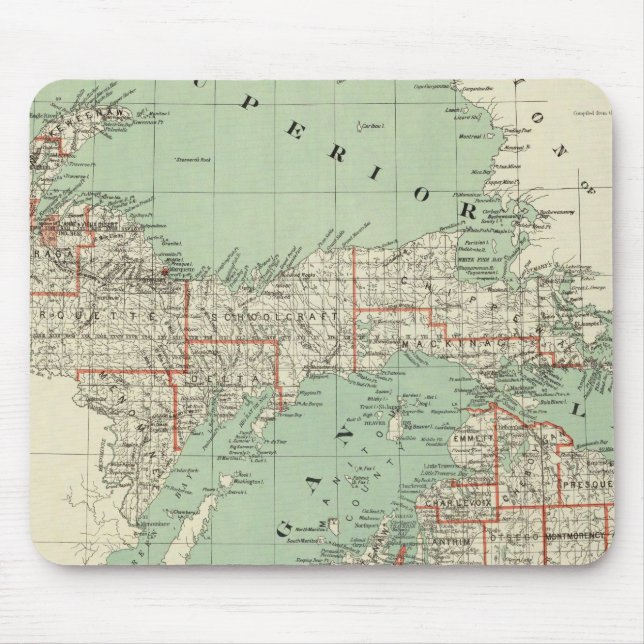 State of Michigan Mouse Pad (Front)