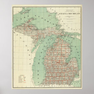 Michigan Posters &amp; Prints | Zazzle