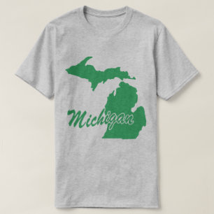 State Of Michigan Shape T-shirt