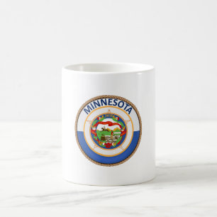 State of Minnesota Flag Seal Coffee Mug