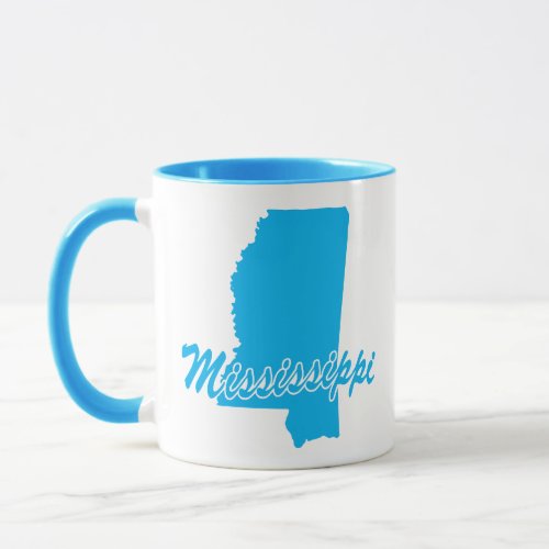 State Of Mississippi Shape Mug