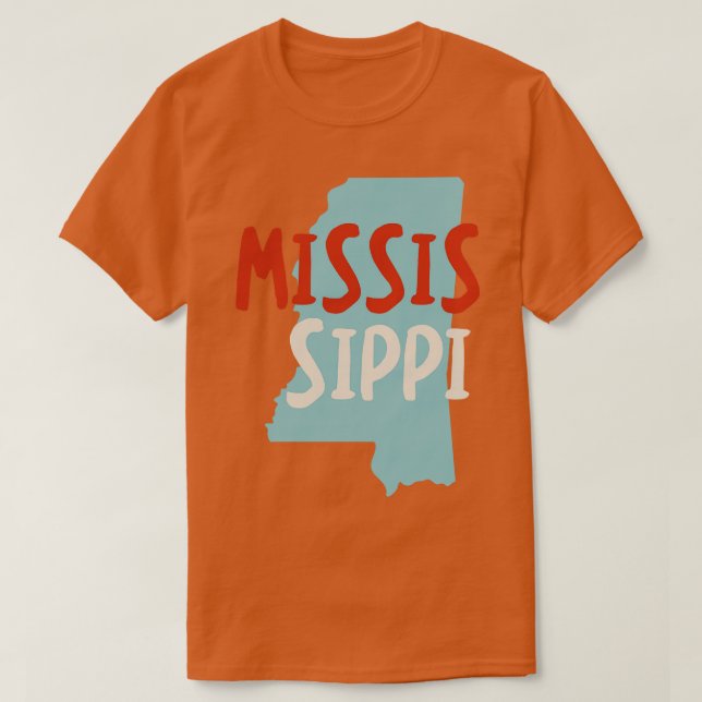 State of Mississippi T-Shirt (Design Front)