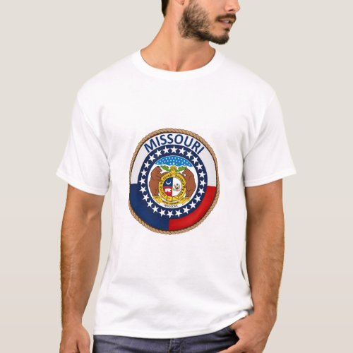 State of Missouri Flag Seal T_Shirt