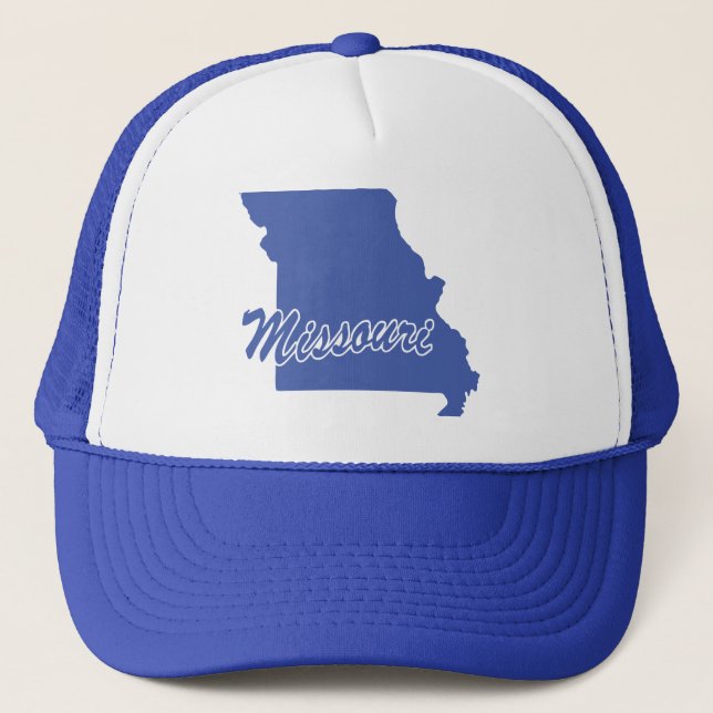 State Of Missouri Shape Trucker Hat (Front)