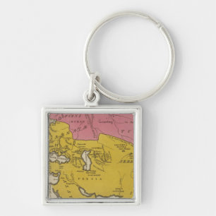 State of Nations at the Christian aera Keychain