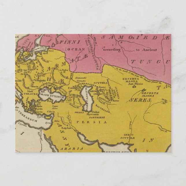 State of Nations at the Christian aera Postcard (Front)