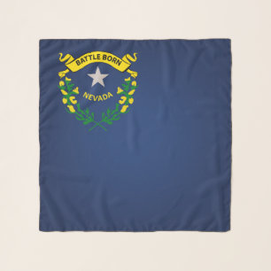 State Of Nevada Flag Fashion Scarf