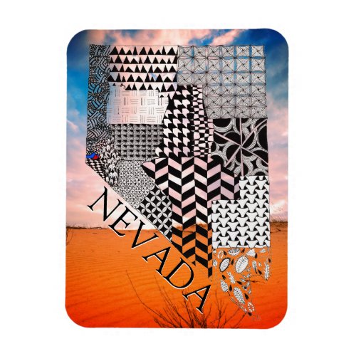 State of Nevada Flexible Photo Magnet