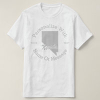 State Of Nevada PERSONALIZED T-shirt