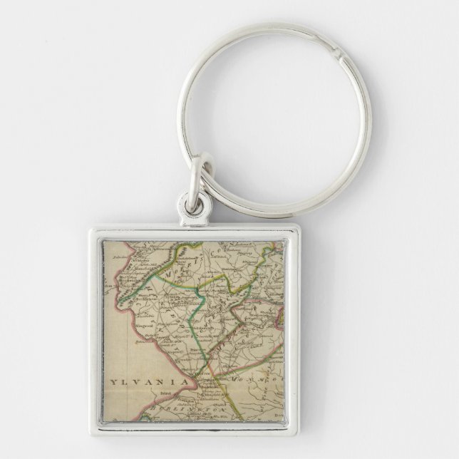 State of New Jersey 3 Keychain (Front)