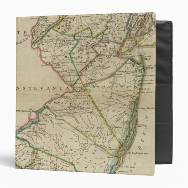 State of New Jersey 3 Ring Binder (Front/Inside)