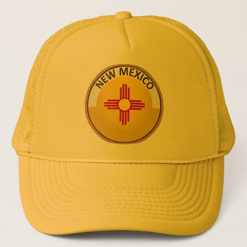 State of New Mexico Flag Seal Trucker Hat