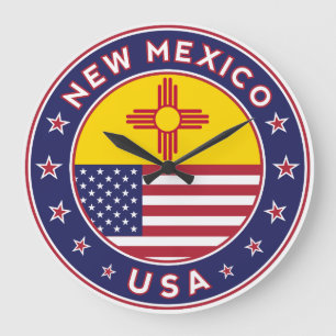 State of New Mexico Large Clock