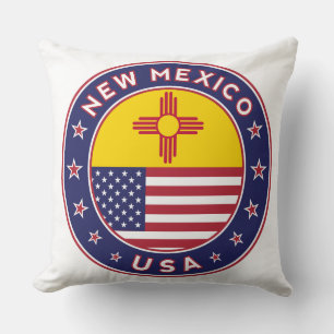 State of New Mexico Throw Pillow