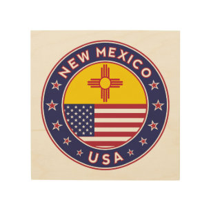 State of New Mexico Wood Wall Art