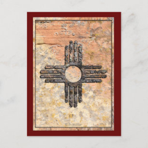 State of New Mexico Zia Sun Postcard