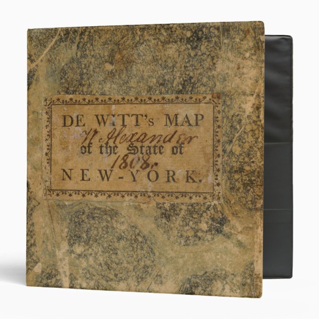 State of New York Cover 3 Ring Binder (Front/Inside)