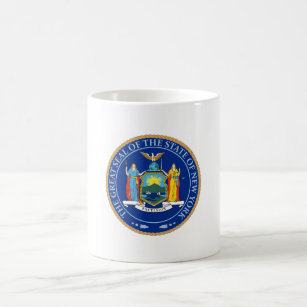 State of New York Flag Seal Coffee Mug