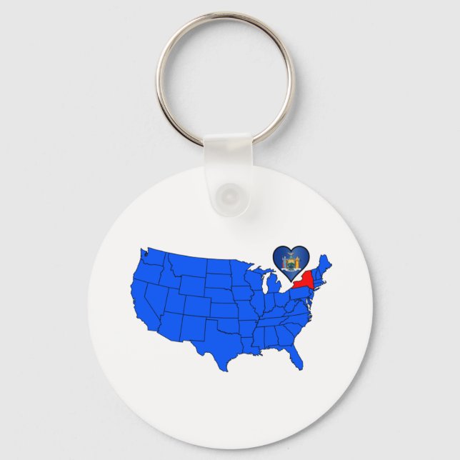 State of New York Keychain (Front)