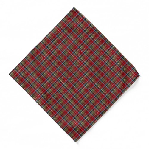 State of North Carolina Tartan Bandana