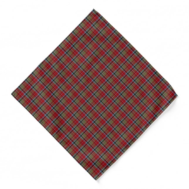 State of North Carolina Tartan Bandana (Front)