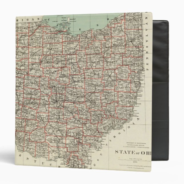 State of Ohio 3 Ring Binder (Front/Inside)