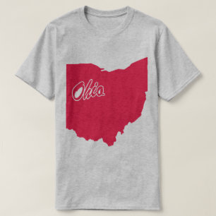 State Of Ohio Shape T-shirt