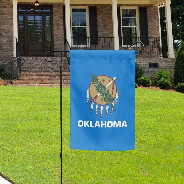 State of Oklahoma Garden Flag (State of Oklahoma Garden Flag Cover)