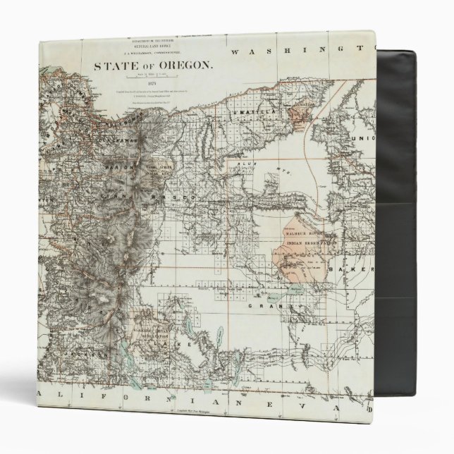 State Of Oregon Binder (Front/Inside)