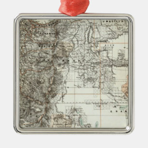 State Of Oregon Metal Ornament
